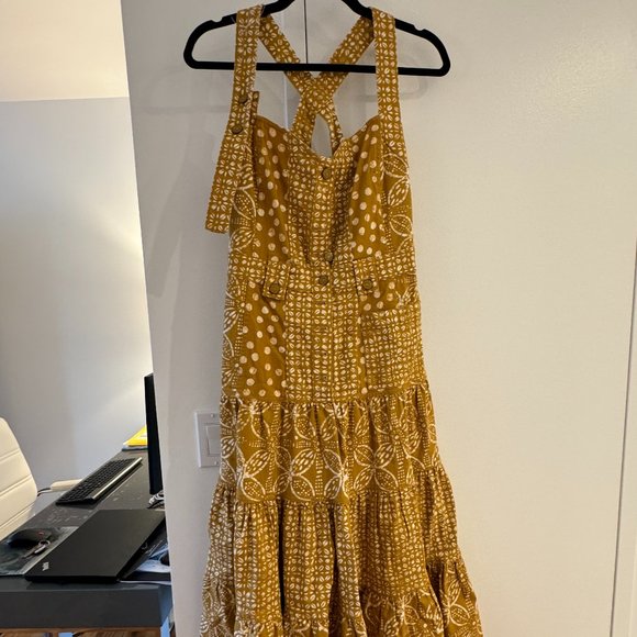 Ulla Johnson Stevie Dress - Ochre Batik - Picture 1 of 2